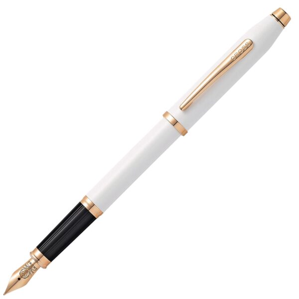 Cross Century 2 Pearlescent White RG Fountain Pen