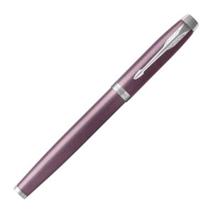 Parker IM Light Purple Chrome Trim Fountain Pen