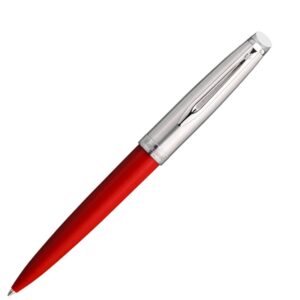 Waterman Embleme Red Chrome Trim Ball Pen