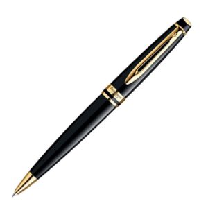 Waterman Expert 3 Black Gold Trim Ball Pen