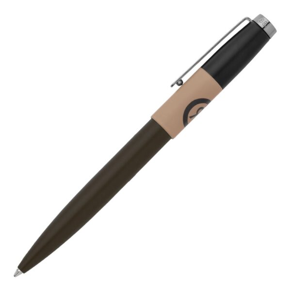 Cerruti 1881 Brick Beige Khaki Black Ball pen