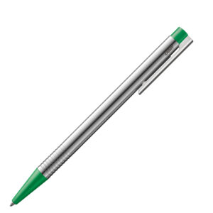 Lamy Logo Silver Trim & Green Ball Pen