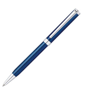 Sheaffer Intensity Engraved Blue Chrome Trim Ball Pen