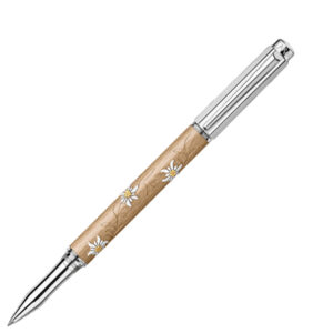 Caran D'Ache LE Varius Edelweiss Rhodium Trim Roller Ball Pen