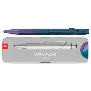 Caran D'Ache 849 Claim Your Style Purple Ocean Ball Pen