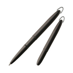 Fisher Bullet Matte Black Ball Pen with Jump Ring