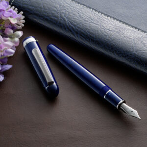 Platinum #3776 Celluloid  Midnight Ocean Fountain Pen 14K